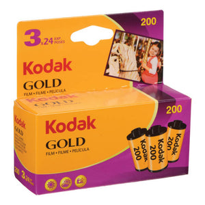 Kodak Gold 200 135-24 Colour Negative Film (3-roll pack)